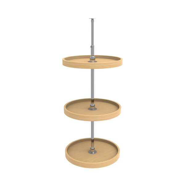 Rev-A-Shelf Maple Veneer, Light Brown, 18 in W, 38 in H, 18 in D, 18 in L, Light Brown 4WLS073-18-536 - main